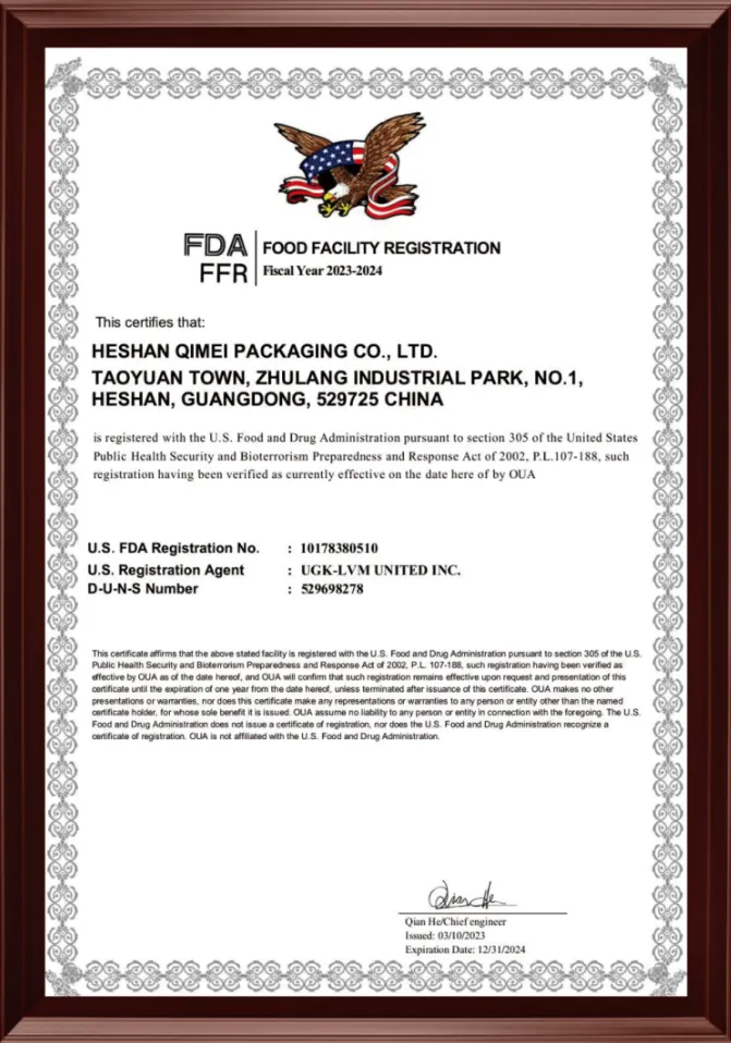 FDA Registration